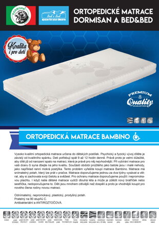 Ortopedická matrace BAMBINO 