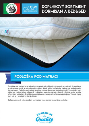 Podložka pod matraci